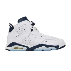 Air Jordan 6 Retro GS 'Midnight Navy' 2022 White/Midnight Fleet 384665 141