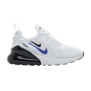 Nike Air Max 270 GS 'Double Swoosh' White/Hyper Royale/Summit White/Black FD0691 100