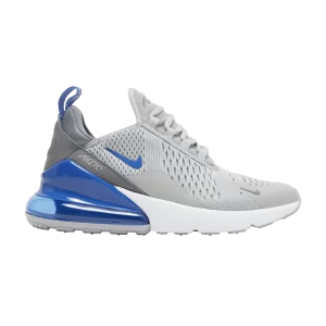 Nike Air Max 270 GS 'Light Smoke Gray Game Royal' Light smoke grey/Smoke grey/White/Game Royal DN8009 001