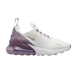 Nike Air Max 270 GS 'White Amethyst Wave' Summit White/Amethyst Wave/White/Red Metallic Bronze 943345 110