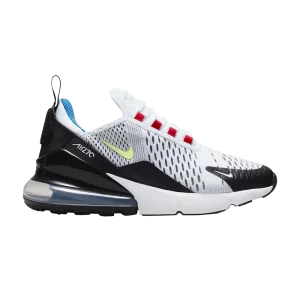 Nike Air Max 270 GS 'White Light Lemon Twist' White/Black/University Red/Slight Lemon Twist DQ1107 100