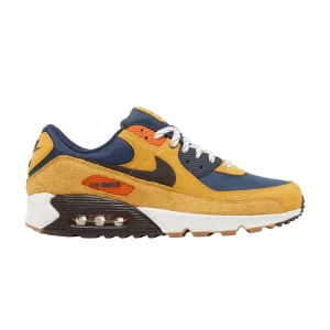 Nike Air Max 90 'Bucktan Team Navy' Bactan/Bonfire Orange/Navy Team/Velvet Brown DZ5175 200