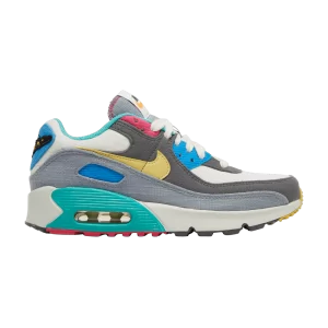 Nike Air Max 90 GS 'Air Sprung - Iron Grey' Ghost/Iron Grey/Pink Peak/Celery DN4415 001