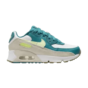 Nike Air Max 90 Leather PS 'Bright Spruce Barely Volt' White/Bright Spruce/Ghost/Barely a Volt CD6867 124