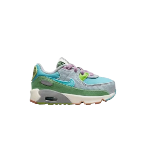 Nike Air Max 90 SE TD 'Sun Club - Worn Blue Treeline' Worn Blue/Wolf Grey/Treeline/Cup DQ4018 400