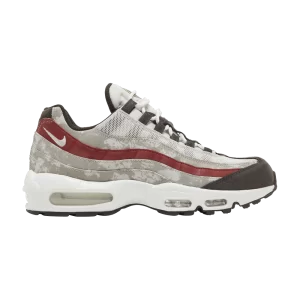 Nike Air Max 95 'Social FC' Light Bone/Summit White/Khaki/Dune Red/Velvet Brown/Lemon Wash DQ9016 001