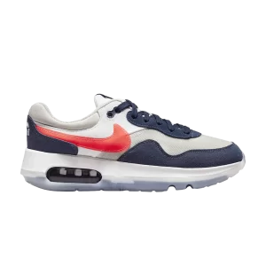 Nike Air Max Motif GS 'Light Bone Midnight Navy' Light Bone/Midnight Fleet/Summit White/Bright Crimson DH9388 004