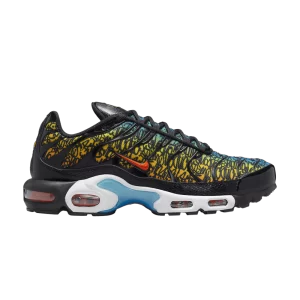 Nike Air Max Plus 'Graffiti' Sneakers Black/Photo Blue/Tour Yellow/Team Orange DX2665 001