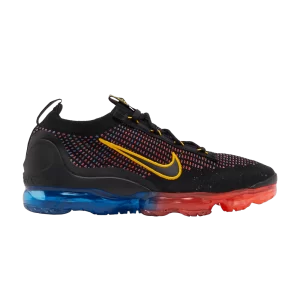 Nike Air VaporMax 2021 Flyknit 'Black Multi' Black/Photo Blue/Bright Crimson/University Gold DV2118 001