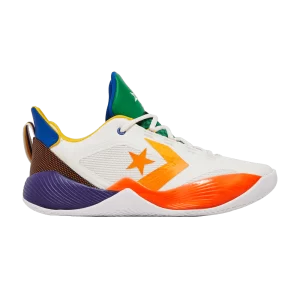 Converse All Star BB Shift 'White Multi-Color' Sneakers Egret/Bold Mandarin/Yellow 172662C