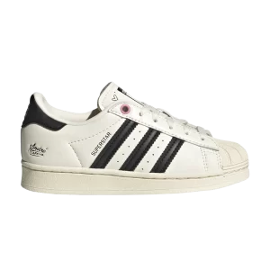 adidas André Saraiva x Superstar Little Kid 'Love Graffiti' Sneakers White cream/White cream/Black color GZ1754