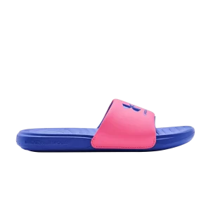 Under Armor Ansa Fixed Slide GS 'Pink Punk Versa Blue' Sneakers Pink Punk/Versa Blue 3023793 601