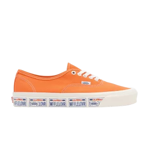 Vans Authentic 44 DX 'Anaheim Factory – Vanity Plate Orange Tiger 'Sneakers Bath plate/Orange tiger VN0A5KX4AXD