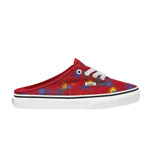 Vans Authentic Mule 'Overspray - Racing Red' Racing Red/True White VN0A54F7AXM