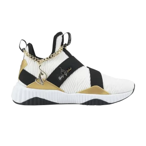 Puma Baby Phat x Wmns Defy Mid 'White Black Gold 'Sneakers White/Black/Gold 387663 01