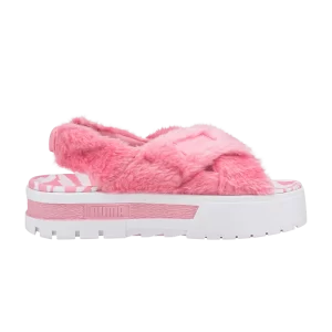 Puma Baby Phat x Wmns Mayze Sandals 'Prism Pink White 'Sneakers Prism Pink/Puma White/Puma Team Gold 386413 01