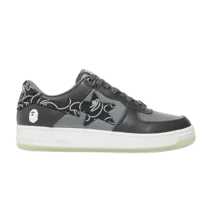 Bapesta 'Text Code Camo – Charcoal 'Sneakers Charcoal/Dark Grey/White/Green 1I20191007 CHA