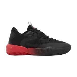 Puma Batman x Court Rider 2.0 'Black Barbados Cherry' Sneakers Black/Barbados Cherry 376849 01