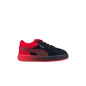 Puma Batman x Suede Classic Infant 'Black Barbados Cherry' Sneakers Black/Barbados Cherry 383089 01