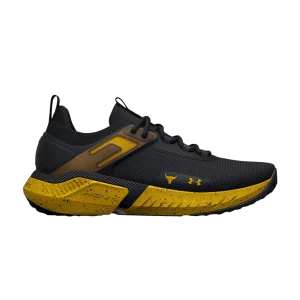 Under Armor Black Adam x Project Rock 5 'Anti Hero 'Sneakers Black/Yellow Zeppelin 3026599 001