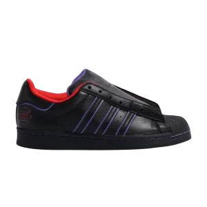 adidas BLOODY ANGLE x Superstar Laceless 'Bewitching' Sneakers Black/Black/Red FZ6568