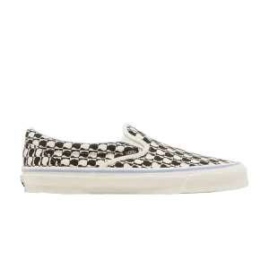 Vans Brain Dead x OG Classic Slip-On LX 'Black White Checkerboard 'Black/White VN0A45JKBA2