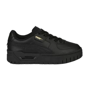 Puma Cali Dream Leather Jr 'Triple Black' Sneakers Black 387888 04