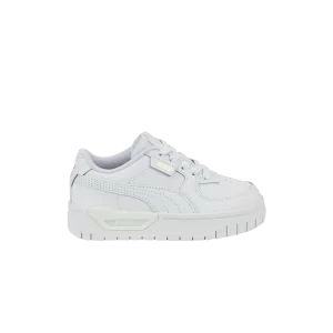 Puma Cali Dream Leather Little Kid 'Triple White' Sneakers White 385675 03