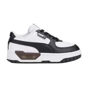 Puma Cali Dream Leather Little Kid 'White Black' Sneakers White/Black 385675 02