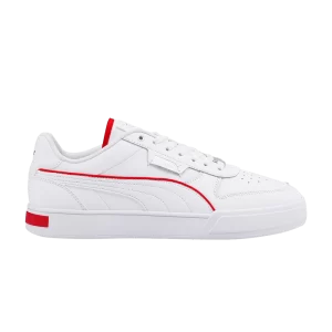 Puma Caven Dime 'White High Risk Red' Sneakers White/White/Silver/Red High Risk 384953 07