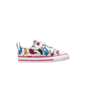 Converse Chuck Taylor All Star Low Easy-On TD 'Dinosaurs 'Sneakers White/Enamel red/Absolute blue A01667F