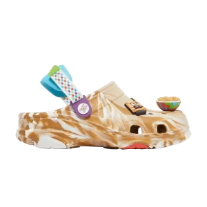 Crocs Cinnamon Toast Crunch x Classic All-Terrain Clog Kids Sneakers Tea/White cinnamon 207925 2E9