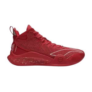 Li-Ning CJ-1 Mid 'Play Off 'Sneakers Red light/Standard white ABAR019 7