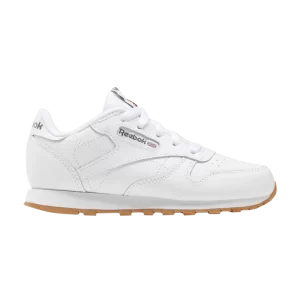 Reebok Classic Leather Little Kid 'White Gum' Sneakers Multi AR1148