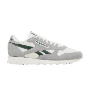 Reebok Classic Leather 'Pure Gray Dark Green' Sneakers Pure Gray 3/Dark Green/Chalk GX9319