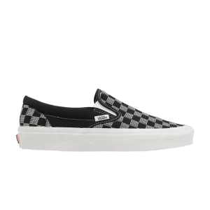 Vans Classic Slip-On 'Checker Check - Black White' Sneakers Black VN0A7Q58BLK