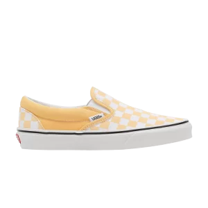 Vans Classic Slip-On 'Checkerboard - Flax' Sneakers Linen/True White VN000XG8AZV