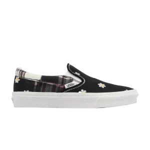 Vans Classic Slip-On 'Floral Plaid Patchwork' Sneakers Floral plaid in patchwork style VN0A5JMHUUW