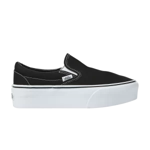 Vans Classic Slip-On Stackform 'Black White' Sneakers Black/Classic White VN0A7Q5RBMX