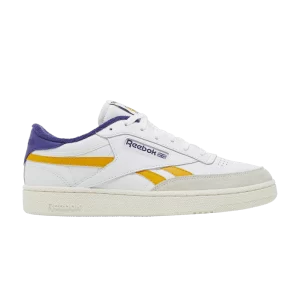 Reebok Club C Revenge 'White Bold Purple' Sneakers Shoes White/College Gold/Bold Purple GX0386