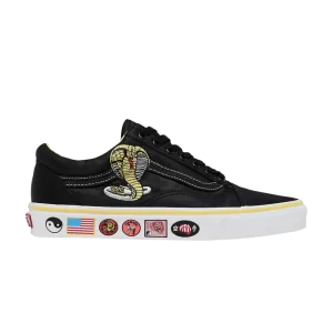 Vans Cobra Kai x Old Skool 'Cobra Kai Dojo' Sneakers Black/Yellow/White VN0A3WKT05N