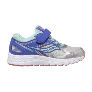 Saucony Cohesion 14 A/C Big Kid 'Silver Periwinkle' Sneakers Silver/Pink/Turquoise SK165547