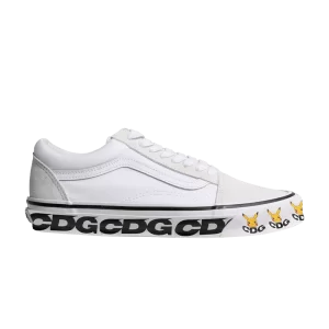 Vans Comme des Garçons x Pokémon x OG Old Skool LX 'Pikachu 'sneakers White VN0A4P3XQLZ POKEMON