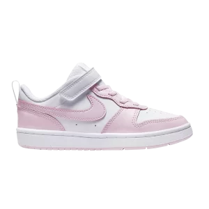 Nike Court Borough Low 2 PS 'White Pink Foam' White/Pink foam DQ0473 100