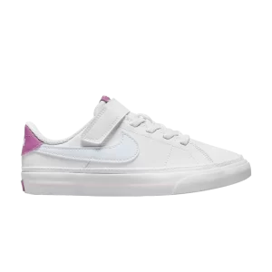 Nike Court Legacy PS 'White Cosmic Fuchsia' Sneakers White/Space fuchsia/Pearl pink/Football gray DA5381 116