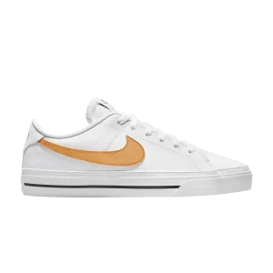 Nike Court Legacy 'White Light Curry Gum' Sneakers White/Black/Light Brown Bubble Gum/Light Curry CU4150 109