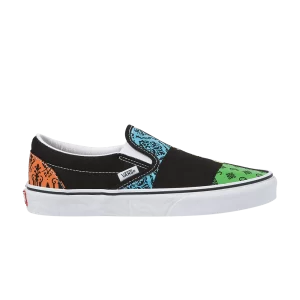 Vans Crayola x Classic Slip-On 'Trace Your Dreams' Sneakers Black/Multicolor VN0A5JMHARZ