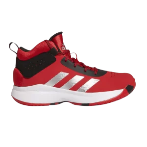 adidas Cross 'Em Up 5 J Wide 'Vivid Red Silver Metallic' Sneakers Bright Red/Metallic Silver/Black GX4791