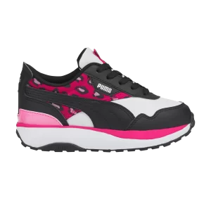 Puma Cruise Rider Jr 'Summer Roar - Beetroot Purple Leopard' White/Beet purple/Black 383160 02