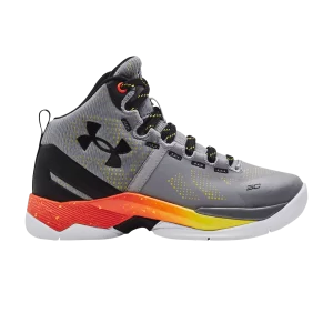 Under Armor Curry 2 Retro PS 'Iron Sharpens Iron' Sneakers 2022 Steel/Sun Bleached 3026054 100